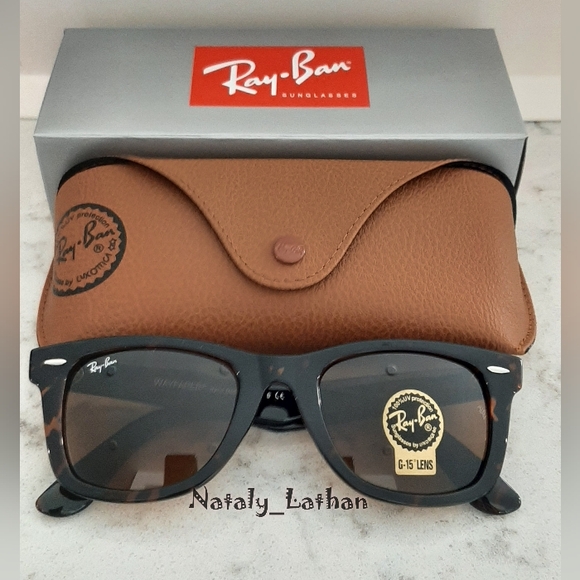 Ray-Ban (Store Display) Wayfarer Brown Tortoise RB2140 - Picture 8 of 12